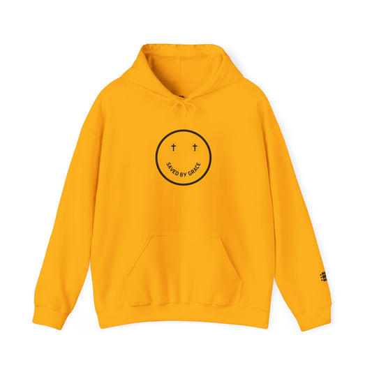 Saved By Grace Smiley Hoodie