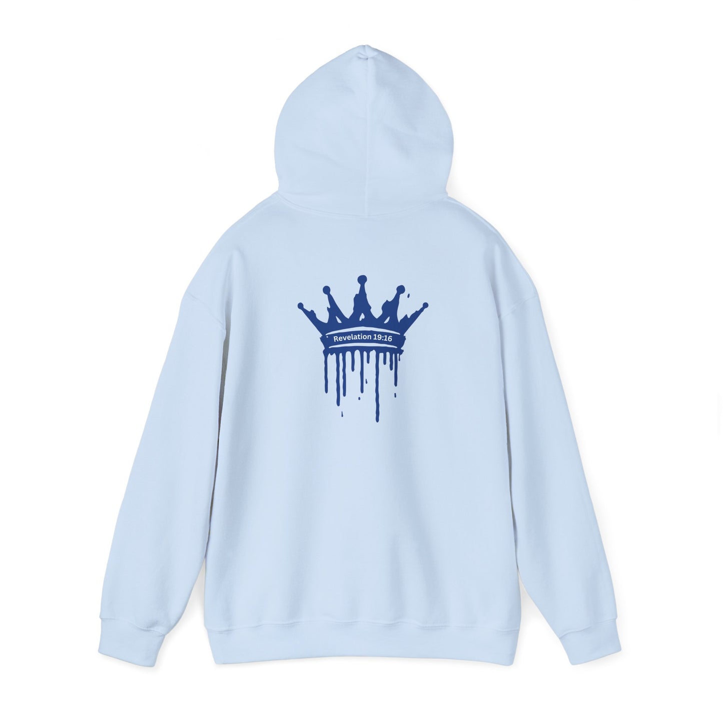 Jesus Is King Hoodie Blue