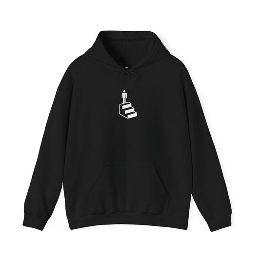 Trust The Man Upstairs Black Hoodie