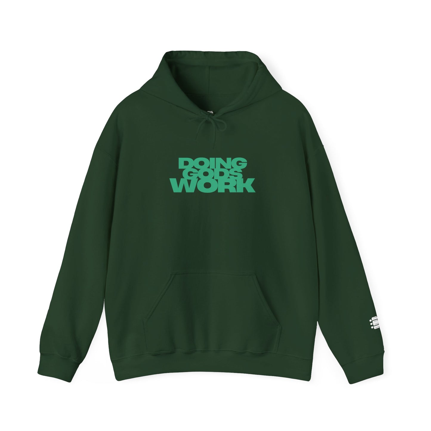 Doing Gods Work Hoodies Beige and Green